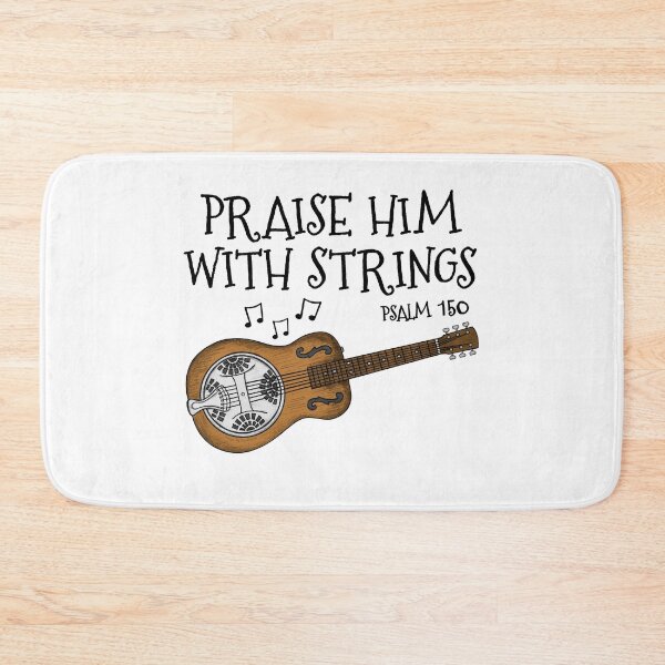 Item preview, Resonator Guitar, Praise Him With Strings, Church Guitarist designed and sold by doodlerob.