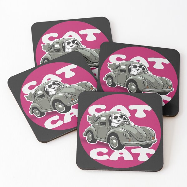 Item preview, Cat and Car  designed and sold by Alidesignart.