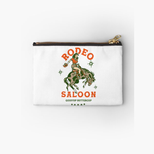 Item preview, Old Rodeo Saloon: Giddyup Buttercup. Vintage Cowgirl Pinup designed and sold by The Whiskey Ginger Design Shop.