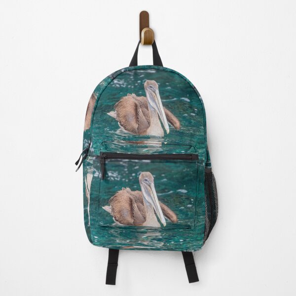 Item preview, Pelican in Crystal Clear Blue Water designed and sold by SafariByMarisa.