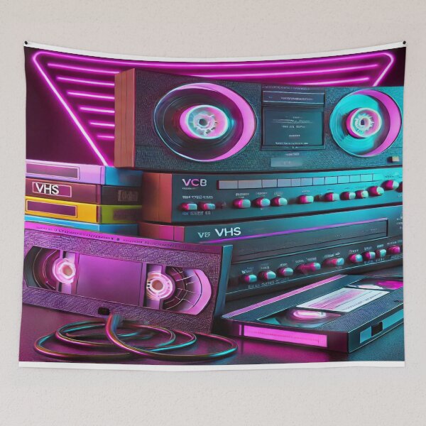Item preview, Cintas VCR y VHS de los 80 designed and sold by Genady.