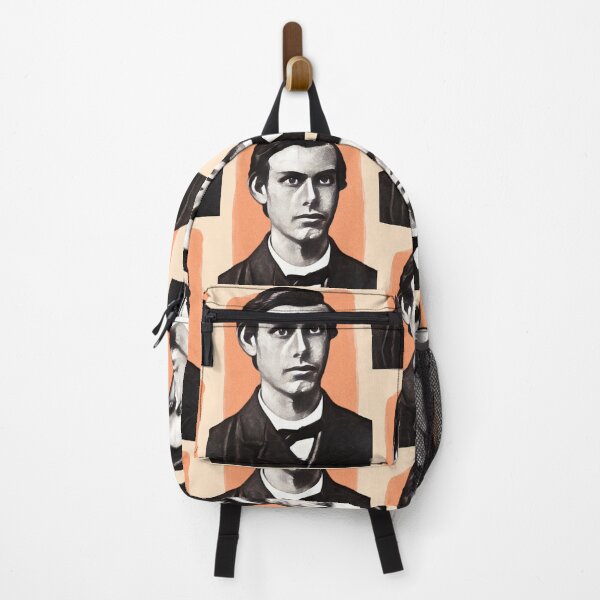 Item preview, English Poet Francis Thompson - orange - illustration designed and sold by Litstoy.