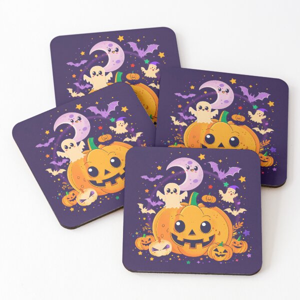 Item preview, Playful Halloween Pumpkins and Ghosts designed and sold by MargaretWiktor.