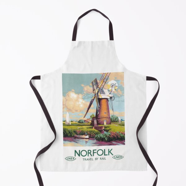 Item preview, Norfolk - Vintage Railway Travel Poster - 1950s designed and sold by BASlade93.