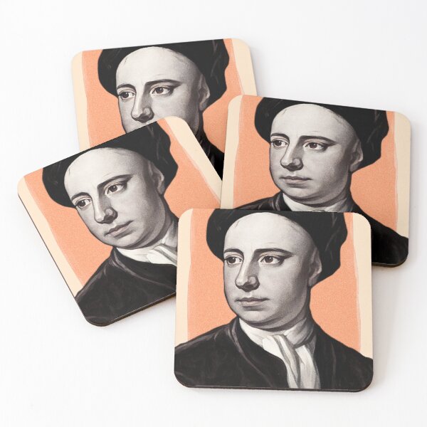 Item preview, English Poet James Thomson - orange - illustration  designed and sold by Litstoy.