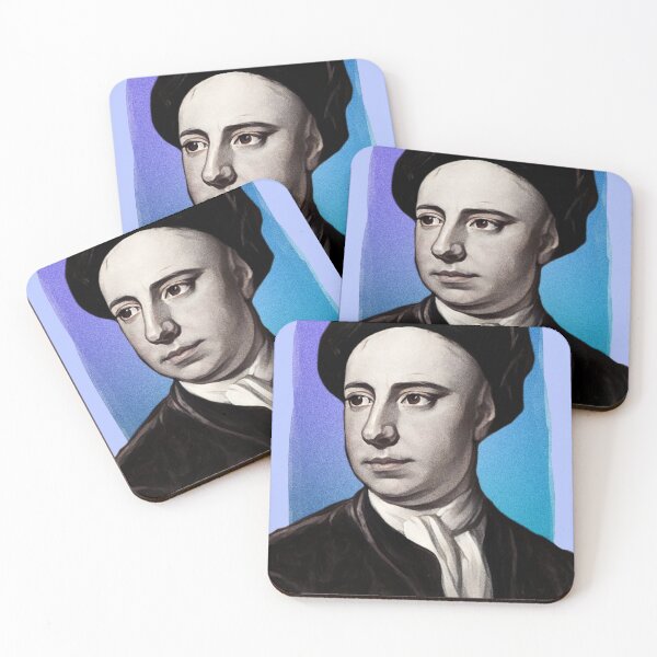 Item preview, English Poet James Thomson - blue - illustration  designed and sold by Litstoy.