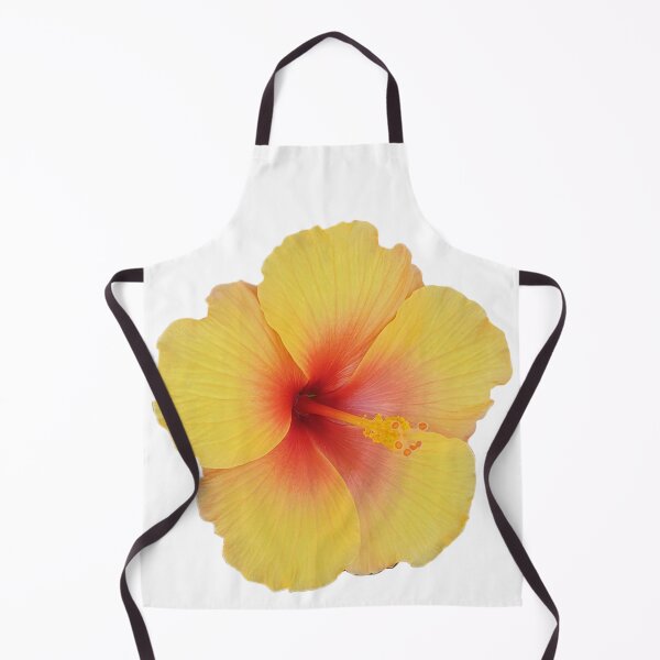 Item preview, Yellow Hibiscus Flower Print designed and sold by designs delight.