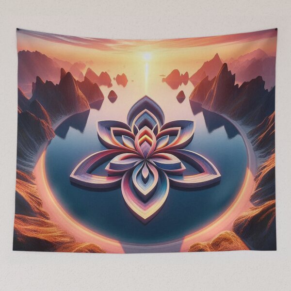 Item preview, Yoga Fan Cool Landscape designed and sold by Simplybe1.