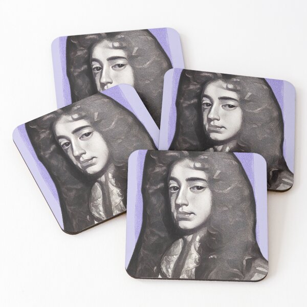 Item preview, English Poet John Wilmot - Purple - illustration  designed and sold by Litstoy.