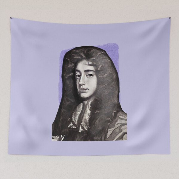 Item preview, English Poet John Wilmot - Purple - illustration  designed and sold by Litstoy.