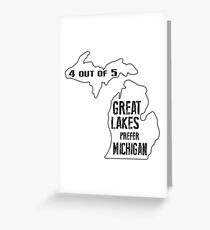Prefer Michigan Greeting Card
