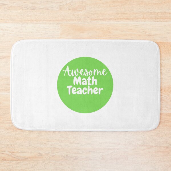 Item preview, Awesome Math Teacher  designed and sold by CharmStudio.