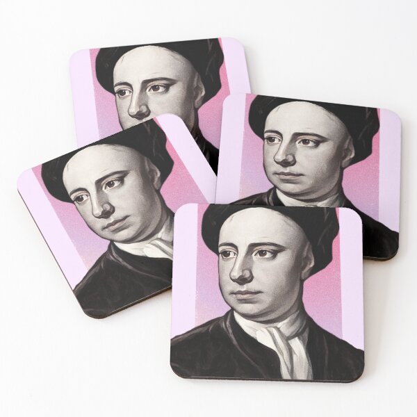 Item preview, English Poet James Thomson - pink - illustration  designed and sold by Litstoy.