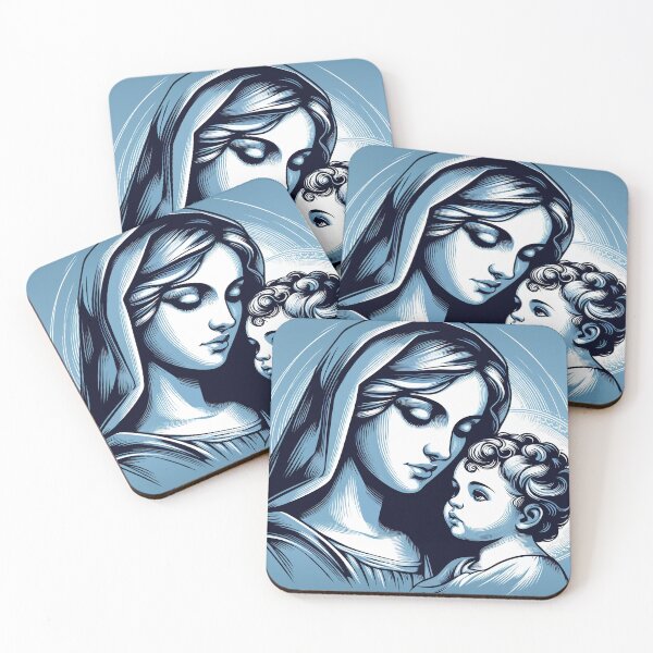 Item preview, Mary and Baby Jesus designed and sold by shalomalekhem.