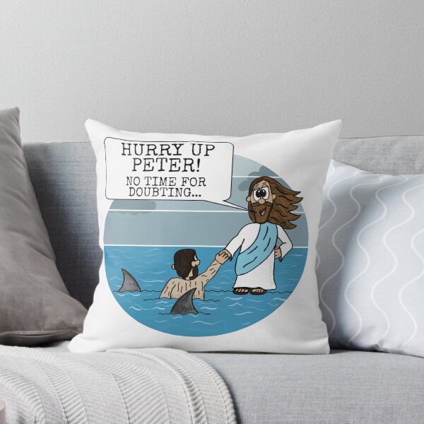 Item preview, Jesus Walking On Water, Matthew 14, Christian Funny designed and sold by doodlerob.