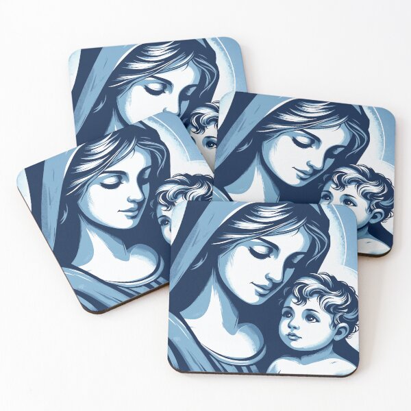 Item preview, Mary and Baby Jesus designed and sold by shalomalekhem.