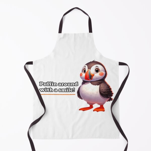 Item preview, Puffin around with a smile! Friendly smiling puffin designed and sold by sopfanna.