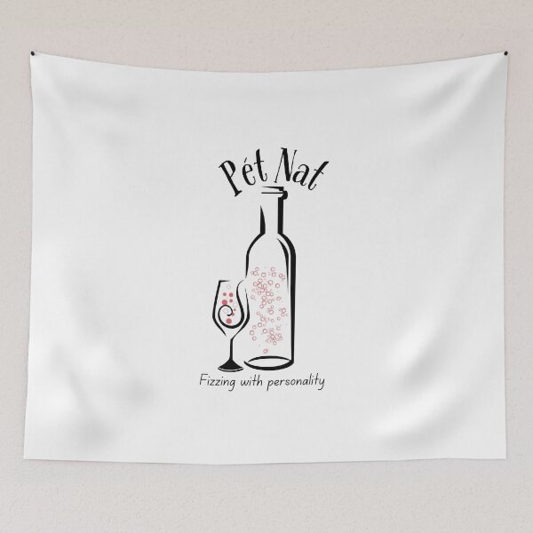 Item preview, Pét Nat | Natural Sparkling Wine | Wine Lovers | Fizzing with Personality designed and sold by SunandShade.