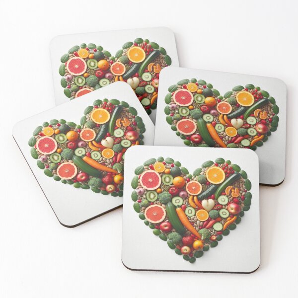 Item preview, Vegetarian Vegetable Fruit Heart designed and sold by Simplybe1.