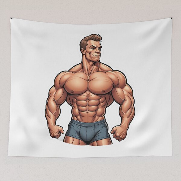 Item preview, New Series: Bodybuilder Sticker #2 designed and sold by ForeverPrintsOK.