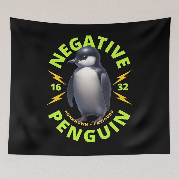 Item preview, Negative Penguin designed and sold by pUNKnown.