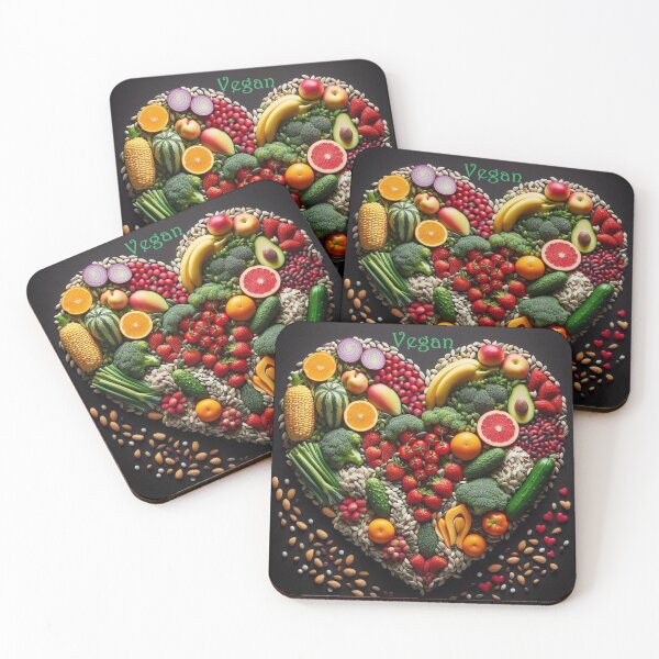 Item preview, Vegan Vegatable Fruit Heart designed and sold by Simplybe1.