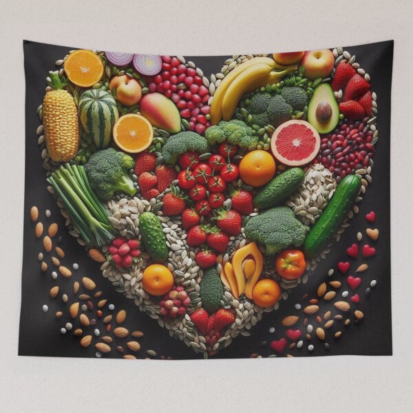 Item preview, Vegan Vegatable Fruit Heart designed and sold by Simplybe1.