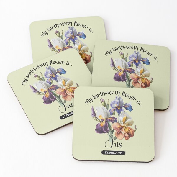 Item preview, Your BirthMonth Flower is - February - Iris - Stickers, T-Shirts & More designed and sold by AlienSativo.