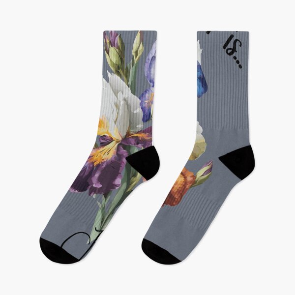 Item preview, Your BirthMonth Flower is - February - Iris - Stickers, T-Shirts & More designed and sold by AlienSativo.