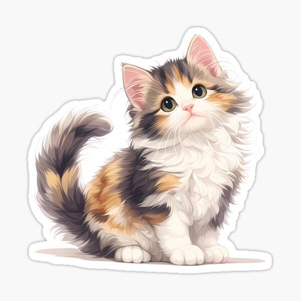 Item preview, Adorable Kitten Calico designed and sold by KNAA.