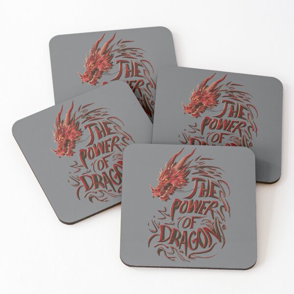 Item preview, RED FIERY DRAGON - The power of Dragon text designed and sold by SharingLove.
