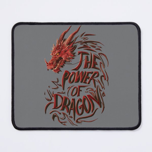 Item preview, RED FIERY DRAGON - The power of Dragon text designed and sold by SharingLove.