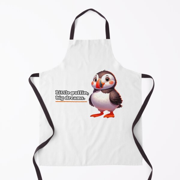 Item preview, Friendly smiling puffin "Little Puffin, big dreams." designed and sold by sopfanna.