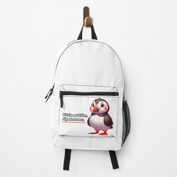 Item preview, Friendly smiling puffin "Little Puffin, big dreams." designed and sold by sopfanna.