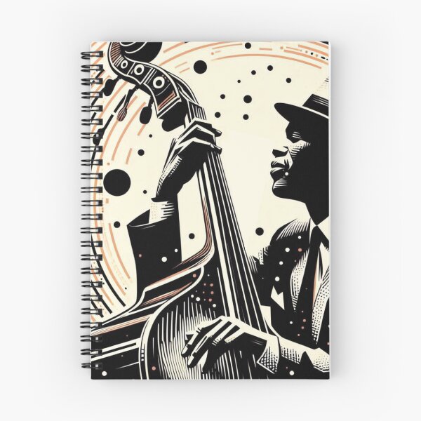 Aperçu de l'œuvre Pleins feux sur le jazz créée et vendue par ZenOfAIarts.