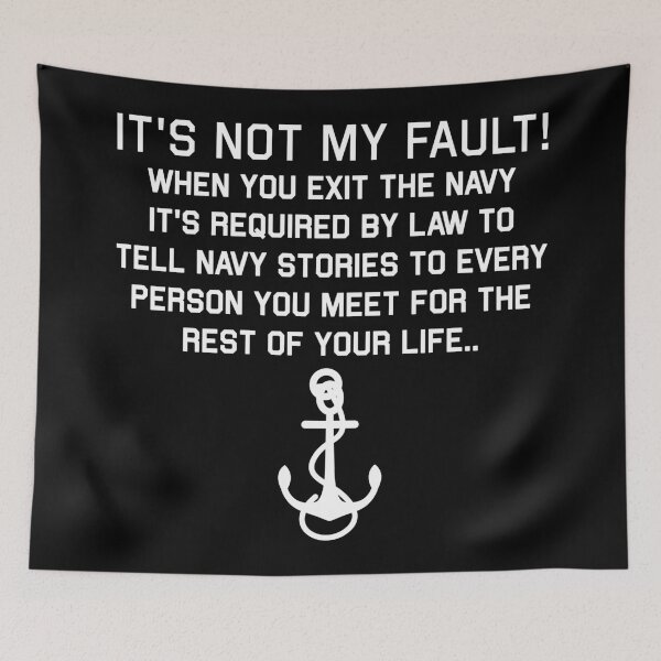 Item preview, Navy Dad Stories Joke Naval Mom Ex Sailor Humor designed and sold by MilitaryMart.