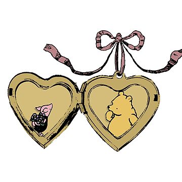 Artwork thumbnail, Pooh and Piglet Locket design by commonearthworm