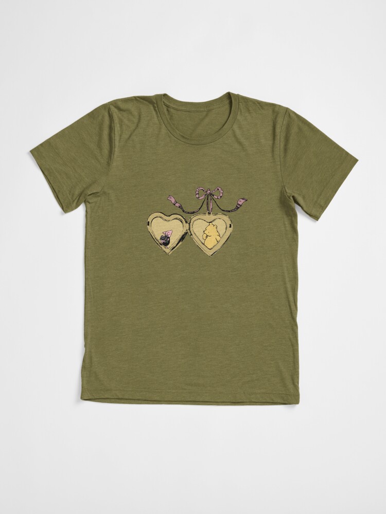 Thumbnail 3 of 7, Tri-blend T-Shirt, Pooh and Piglet Locket design designed and sold by aubreyelise17.