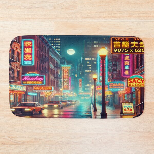 Item preview, 80s Neon Street Scene designed and sold by Genady.