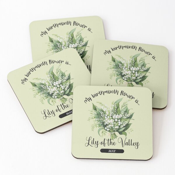 Item preview, Your BirthMonth Flower is - May - Lily of the Valley - Stickers, T-Shirts & More designed and sold by AlienSativo.