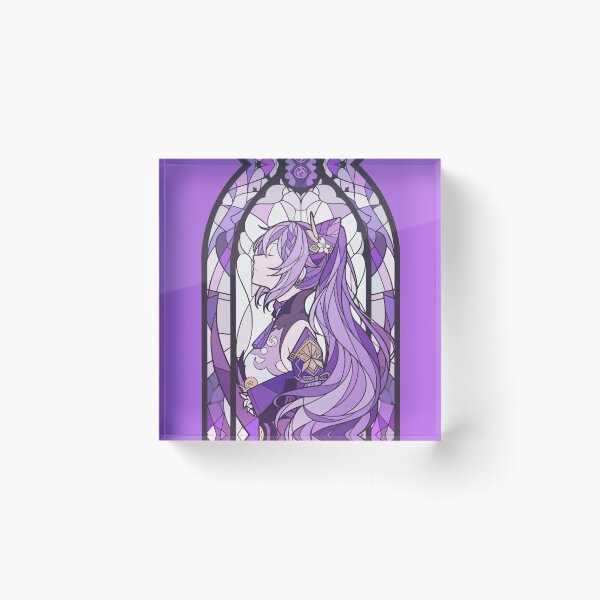 Item preview, Stained Glass Keqing designed and sold by SchellStation.