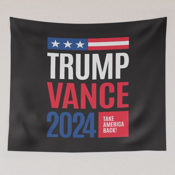 Aperçu de l'œuvre Trump Vance 2024 Donald Trump J.D. Vance créée et vendue par cidolopez.