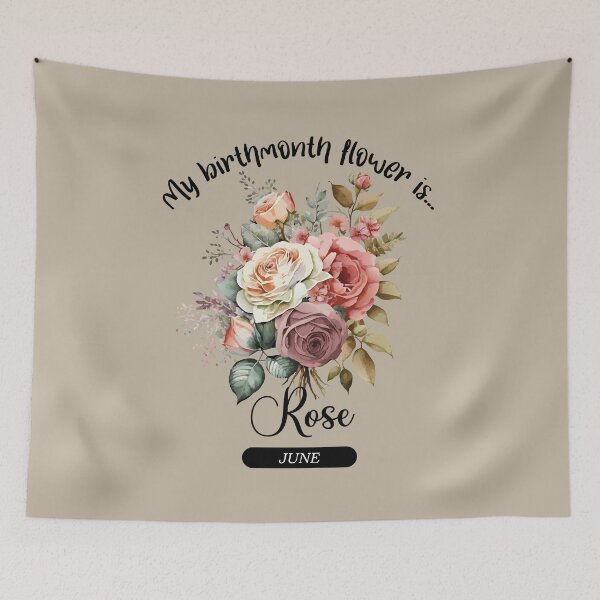 Item preview, Your BirthMonth Flower is - June - Rose - Stickers, T-Shirts & More designed and sold by AlienSativo.