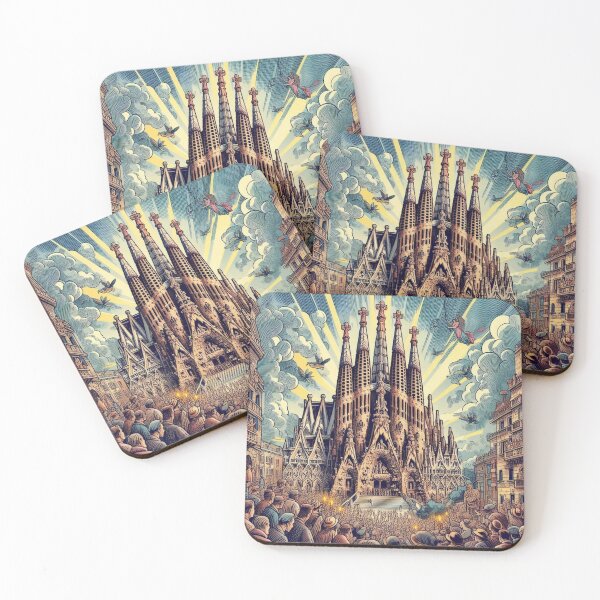 Item preview, Sagrada Familia illuminated in Barcelona  designed and sold by Arko-iris.