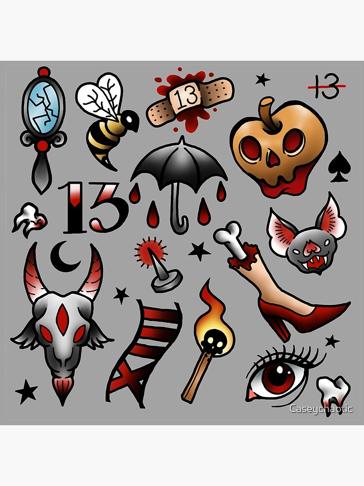 Tattoo uploaded by UTCA TATTOOS  Halloween flash available by Brodie    Tattoodo