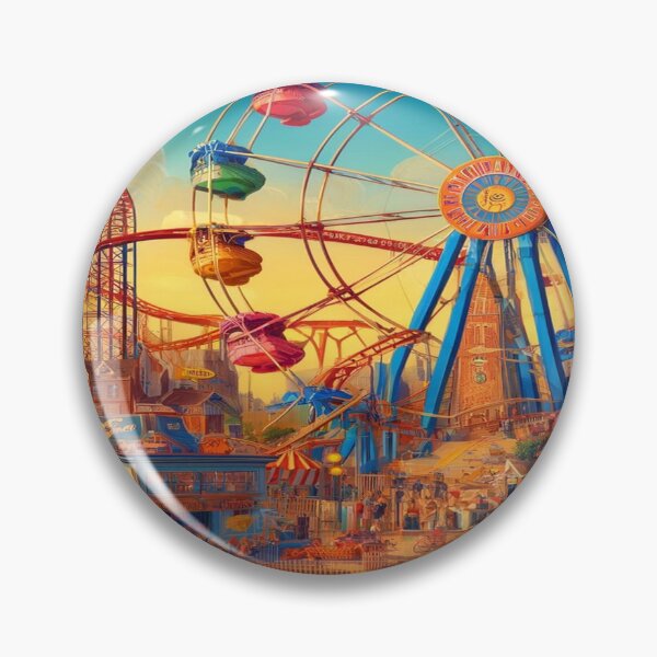 Item preview, Retro Amusement Park designed and sold by Genady.