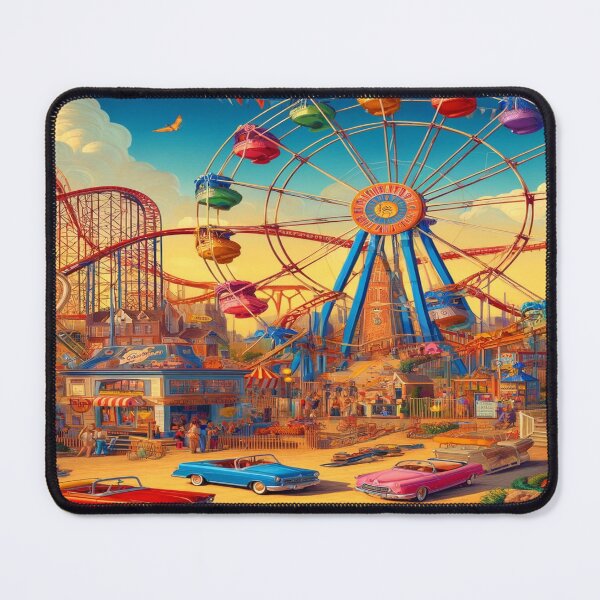 Item preview, Retro Amusement Park designed and sold by Genady.