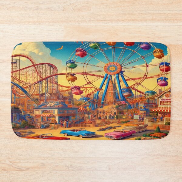 Item preview, Retro Amusement Park designed and sold by Genady.