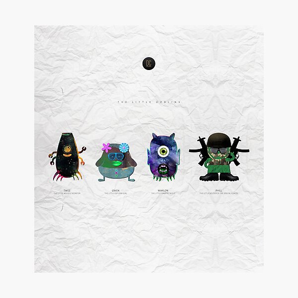 The Little Goblins Photographic Print