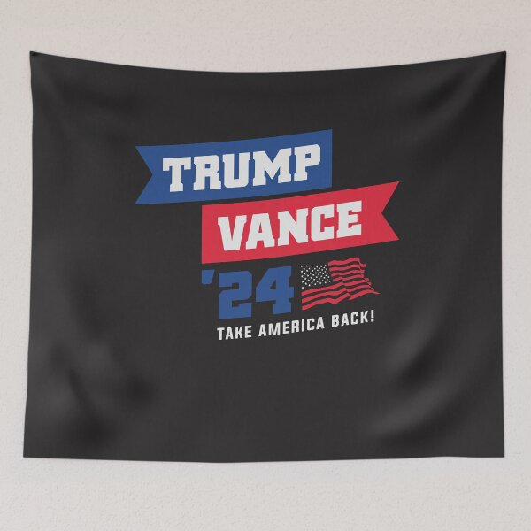 Aperçu de l'œuvre Trump Vance 2024 Donald Trump J.D. Vance créée et vendue par cidolopez.
